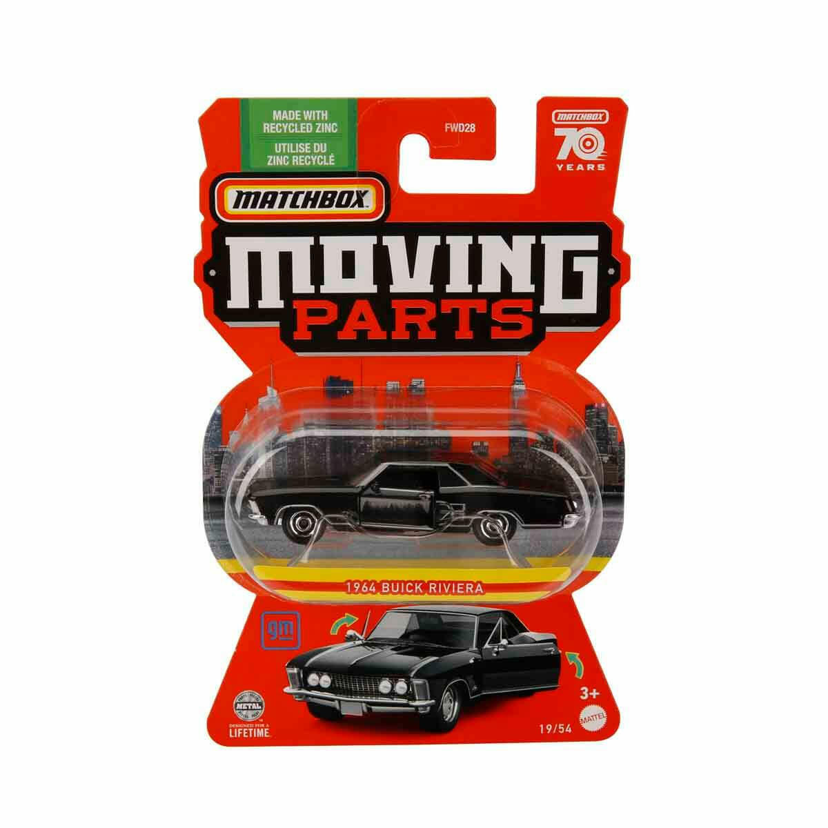 MATCHBOX 1:64 Hareketli Parçalar Serisi | Koleksiyonluk Metal Araba ve Kamyonlar | Açılır Kapı ve Kaportalı Özel Die-Cast Araç Modelleri