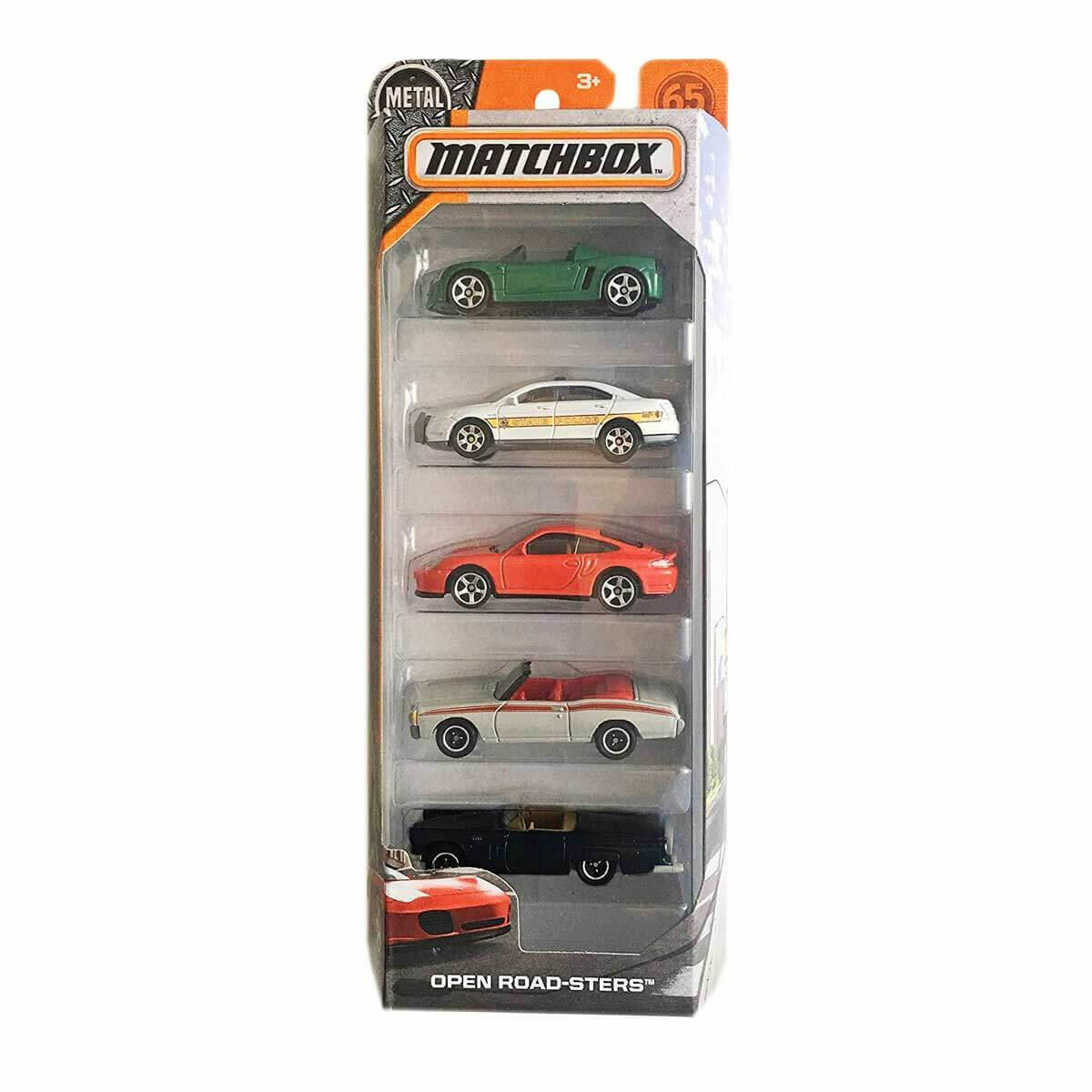 Matchbox 5'li Araba Seti | 1:64 Ölçekli Detaylı Model Araçlar | 5 Farklı Tematik Araç İçeren Orijinal Koleksiyon Seti