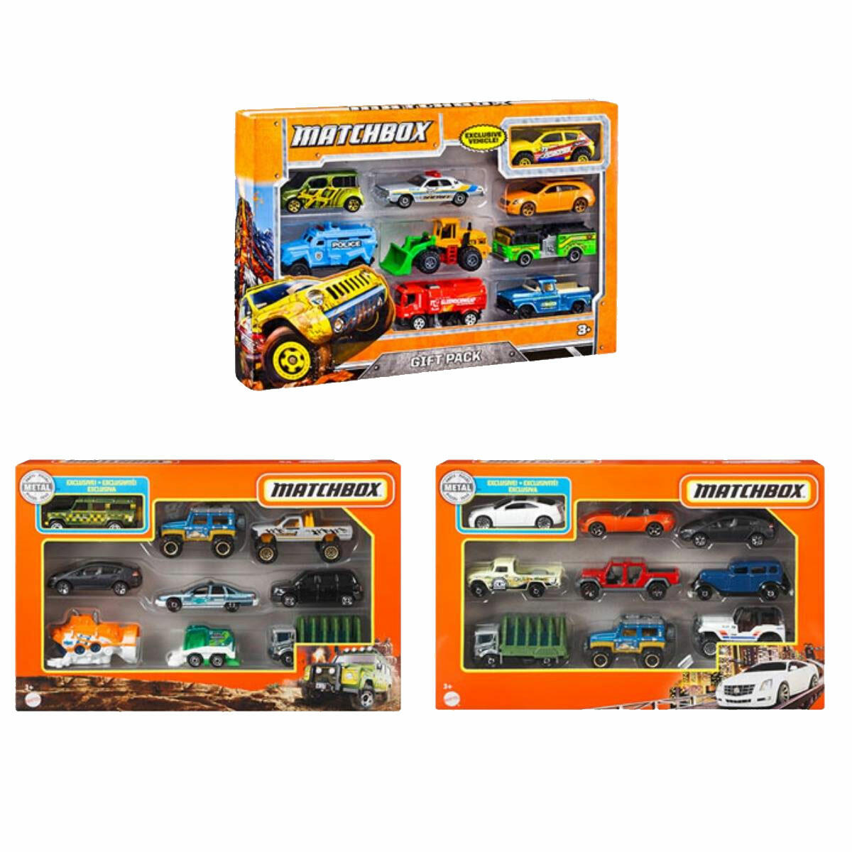 Matchbox Dokuzlu Araba Seti | 9 Adet Metal Model Araç | Koleksiyonluk Özel Hediye Paketi