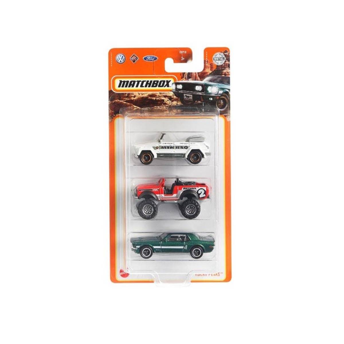 Matchbox Üçlü Araba Seti