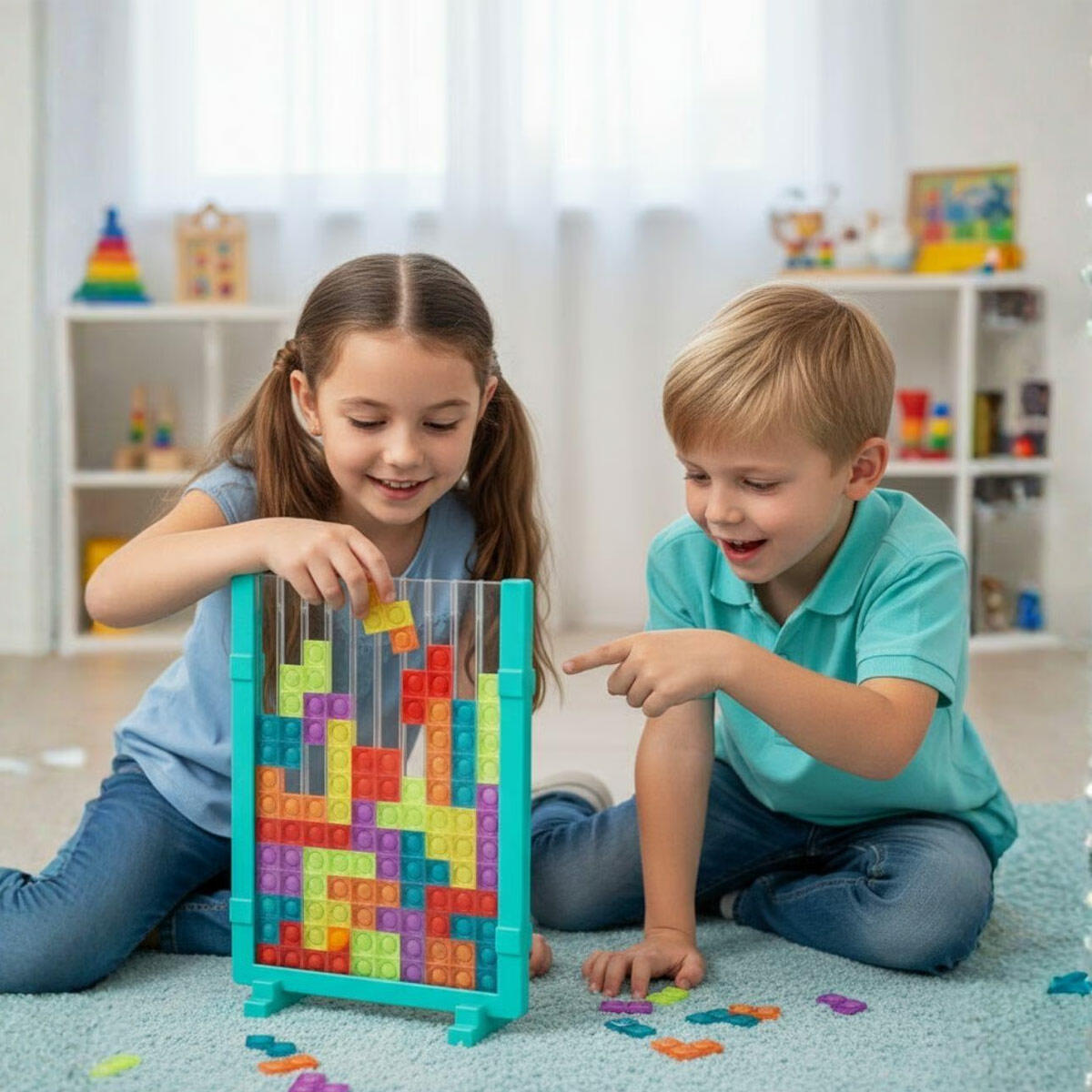 Matrix Brick Games | Ekransız Tetris Ve Mantık Oyunu | Türkçe Destekli Eğitici Zeka Seti