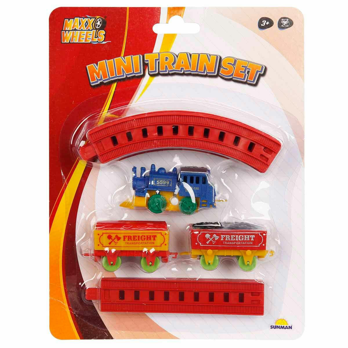 Maxx Wheels Mini Tren Seti 11 Parça – Eğlenceli ve Renkli Çocuk Oyuncak Tren Seti