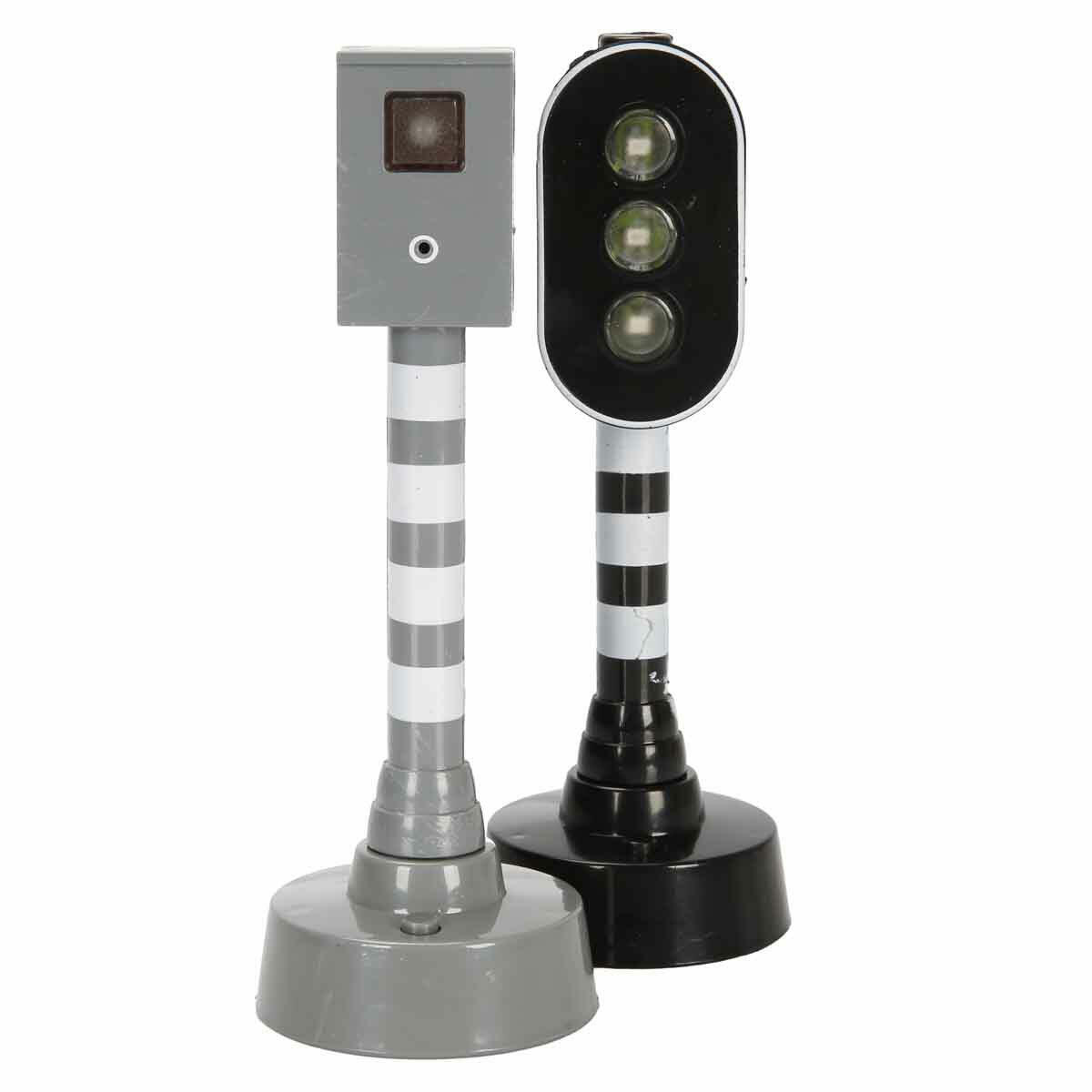 Maxx Wheels Sesli ve Işıklı Trafik Seti | Eğitici Trafik Lambası ve Levha Seti | Sesli Işıklı Polis Oyun Aksesuarları