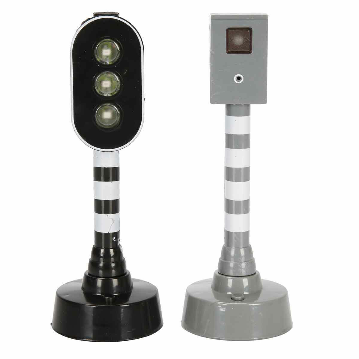 Maxx Wheels Sesli ve Işıklı Trafik Seti | Eğitici Trafik Lambası ve Levha Seti | Sesli Işıklı Polis Oyun Aksesuarları