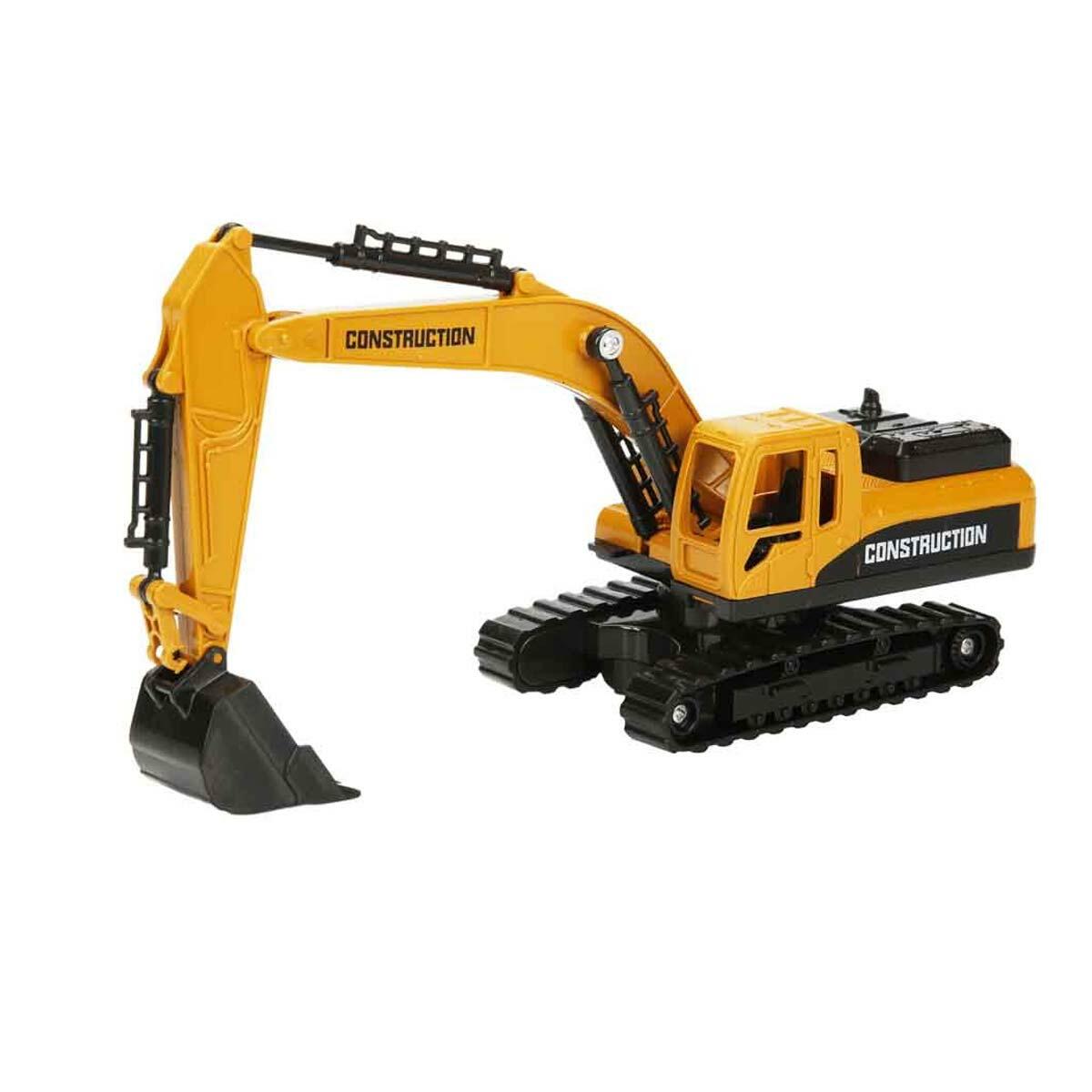 Maxx Wheels Sürtmeli Ekskavatör | Hareketli Kepçe İnşaat Aracı | Sürtmeli Mekanizmalı İş Makinesi