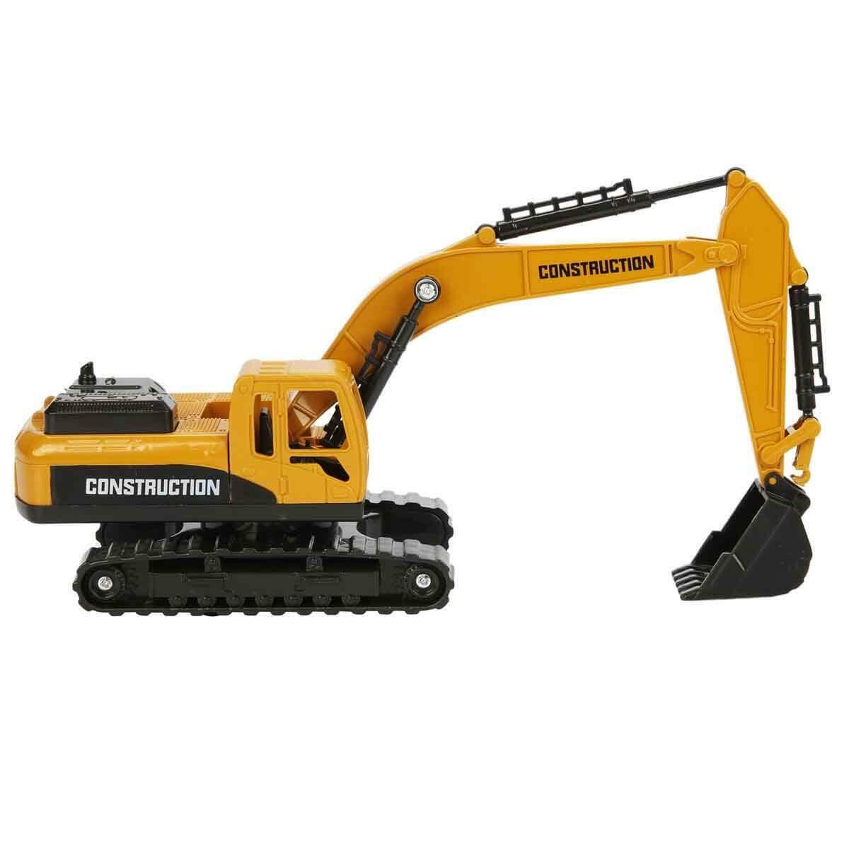 Maxx Wheels Sürtmeli Ekskavatör | Hareketli Kepçe İnşaat Aracı | Sürtmeli Mekanizmalı İş Makinesi