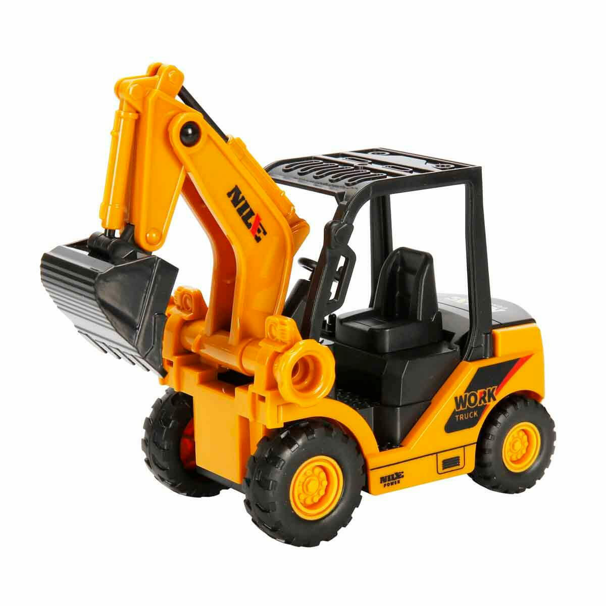 Maxx Wheels Sürtmeli İş Makineleri | İnşaat Araçları Serisi | Dozer, Kepçe, Tırmık Ve Silindir Modelleri