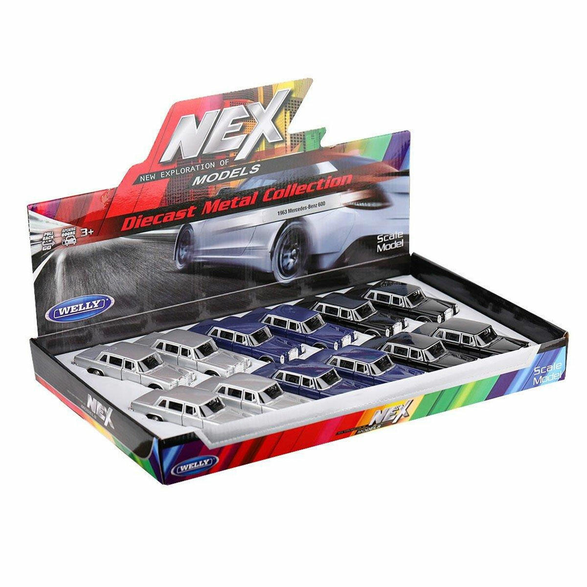 Welly Mercedes Benz 1:32 Çek Bırak Model Araba – Metal Gövdeli Koleksiyonluk Oyuncak
