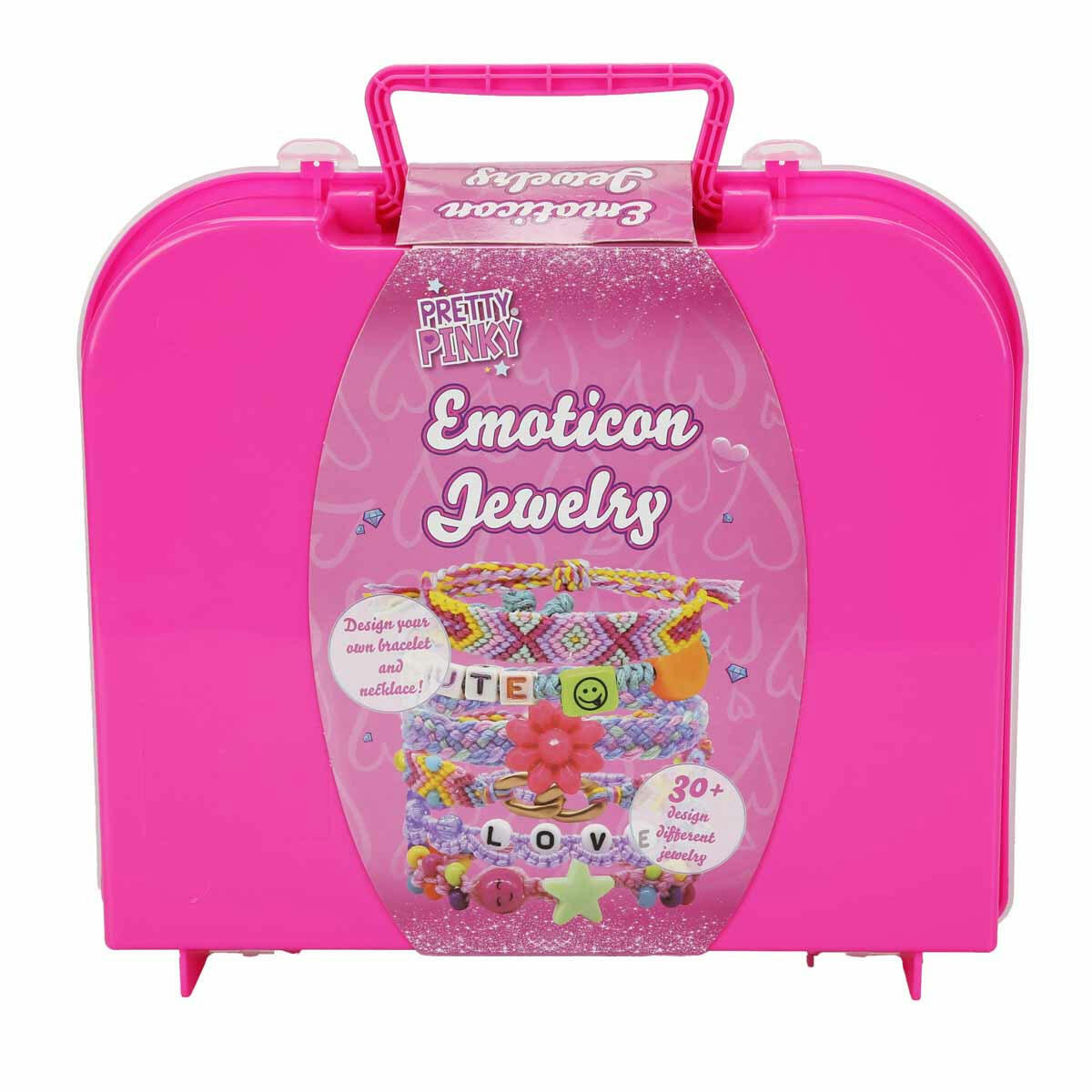 Mesajlı Boncuklar Takı Tasarım Seti | Harf Boncuklu Kolye ve Bileklik Yapım Seti, Taşınabilir Çanta Kutulu Tasarım Oyuncağı