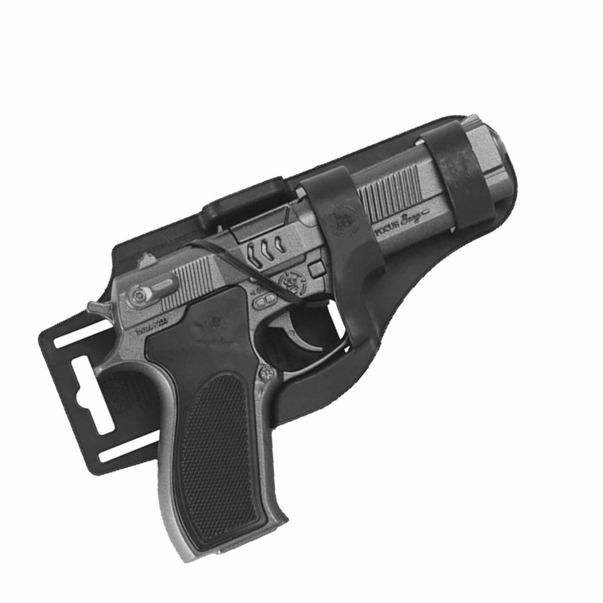 Metal Füme Gold 8'li Kapsül Patlatan Tabanca | Kılıflı Metal Gövde | Vahşi Batı Temalı Sesli Aksiyon Oyuncağı