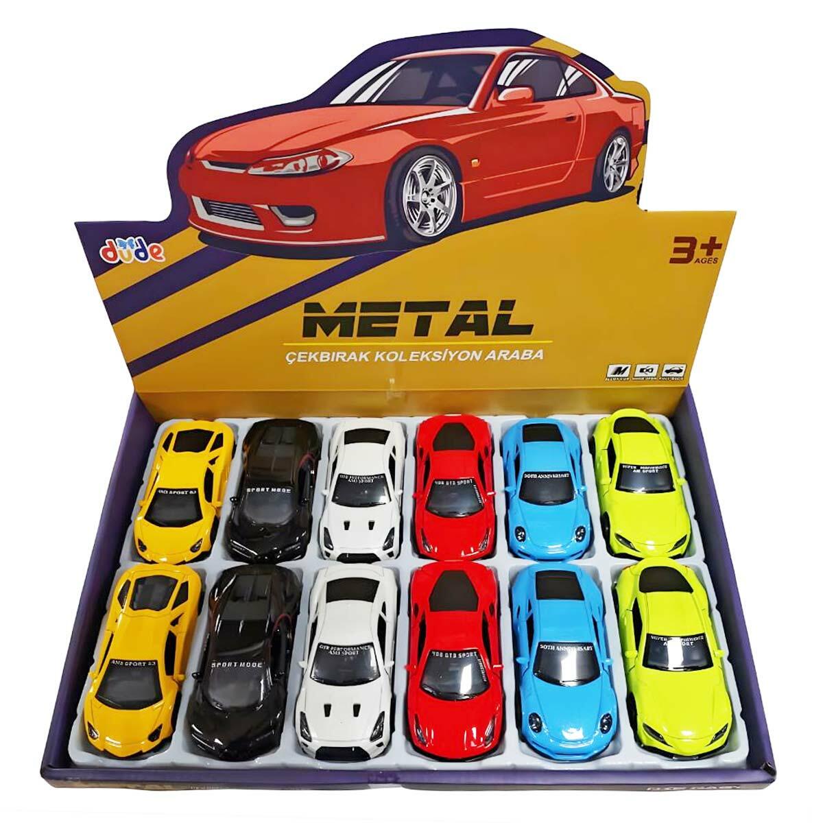 10.5 Cm Metal Model Yaylı Açılır Kapılı Spor Araba | 6 Farklı Renk Seçenekli Koleksiyonluk Hız Makinesi