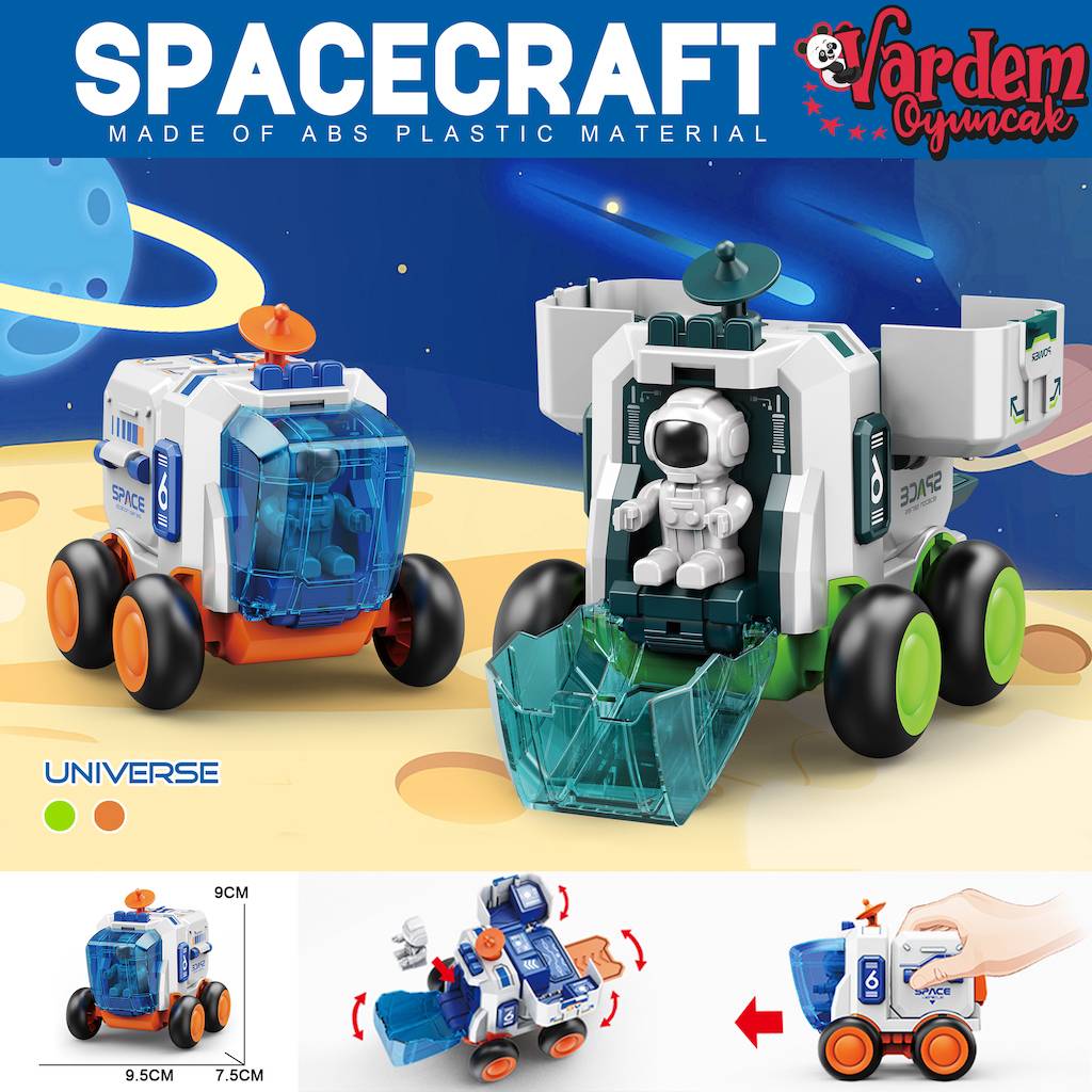 Sürtmeli Astronotlu Uzay Arabası