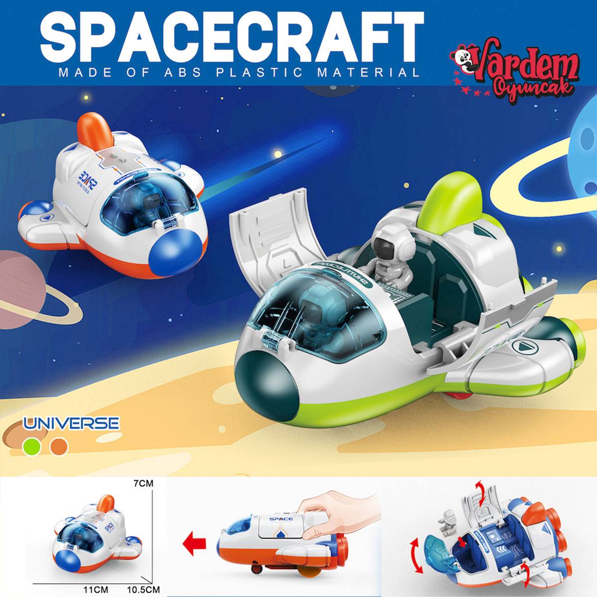 Sürtmeli Astronotlu Uzay Mekiği