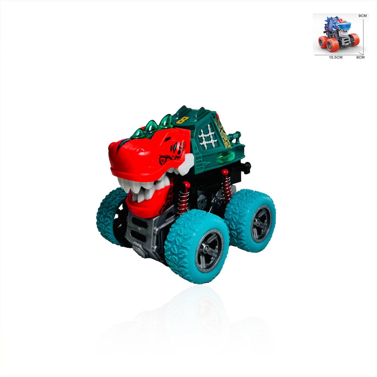 Sürtmeli Işıklı ve Müzikli Hayvanlı Gösteri Arabası