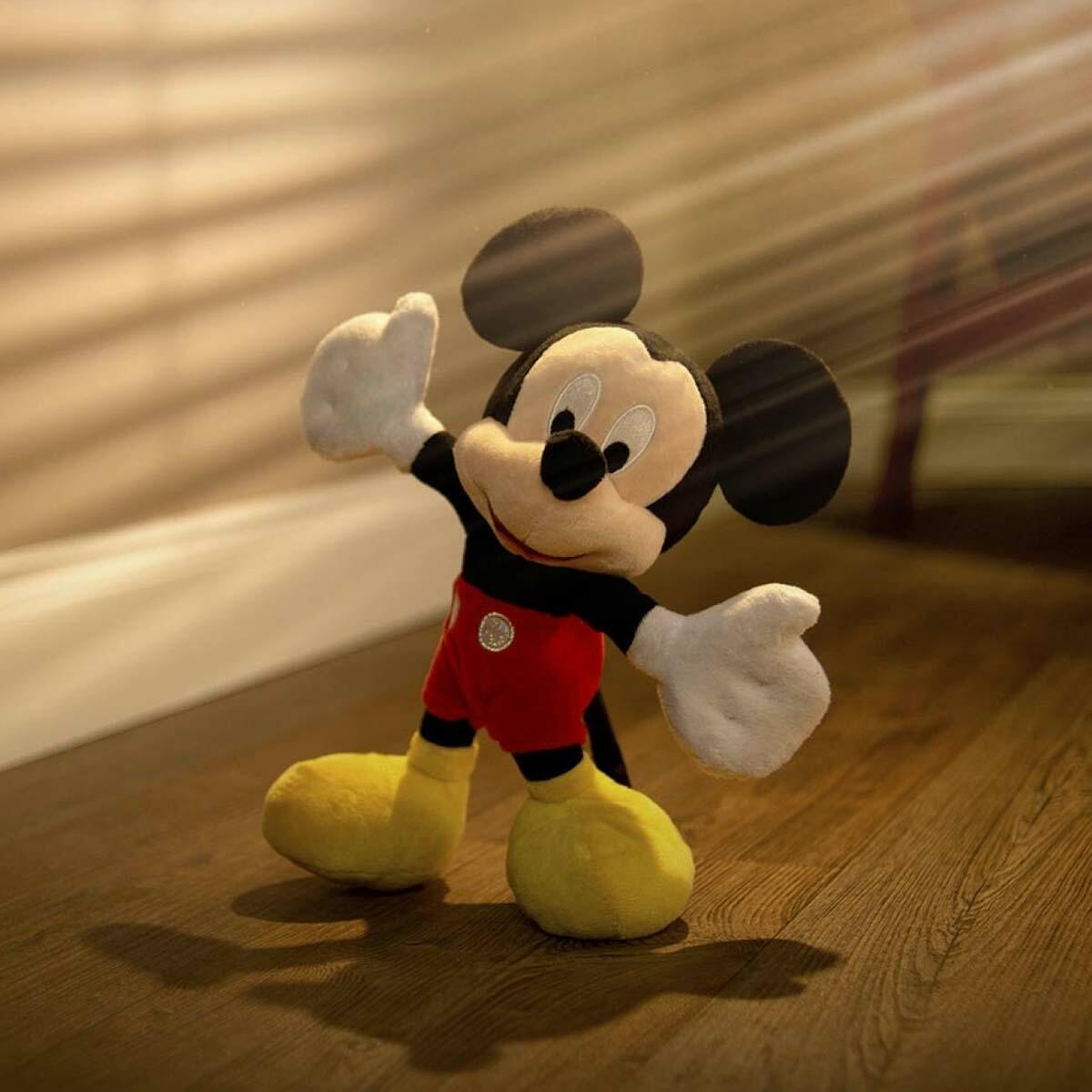 Disney Mickey Mouse Core Peluş 25 cm | Orijinal Lisanslı Yumuşak Karakter | Mickey Mouse Uyku Arkadaşı