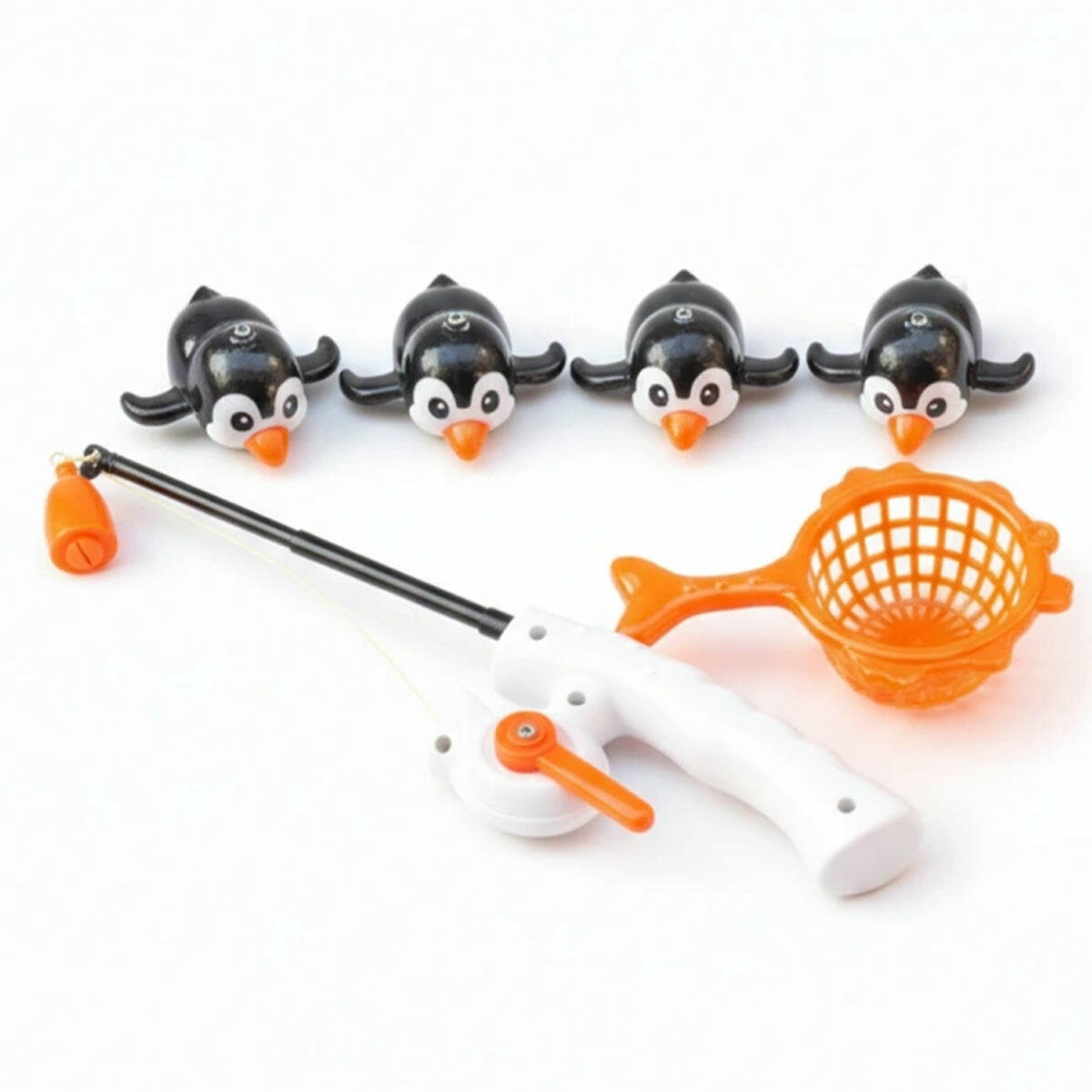Mıknatıslı Penguen Olta Seti | Eğitici Balık Tutma Oyunu | El-Göz Koordinasyonu Geliştirici Kartelalı Oyuncak Seti