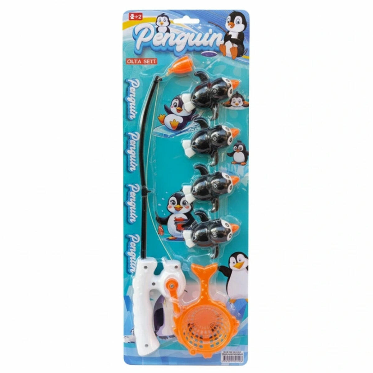 Mıknatıslı Penguen Olta Seti | Eğitici Balık Tutma Oyunu | El-Göz Koordinasyonu Geliştirici Kartelalı Oyuncak Seti