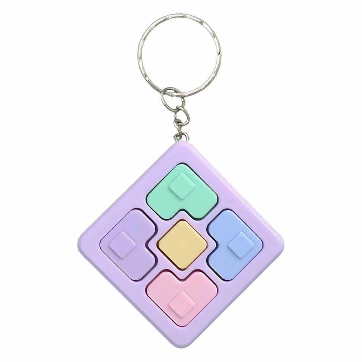 Mini Hafıza Oyunu Anahtarlık | Sesli ve Işıklı Zeka Oyunu | Çocuklar İçin Taşınabilir Dikkat, Hafıza ve Refleks Geliştirici Mini Oyuncak