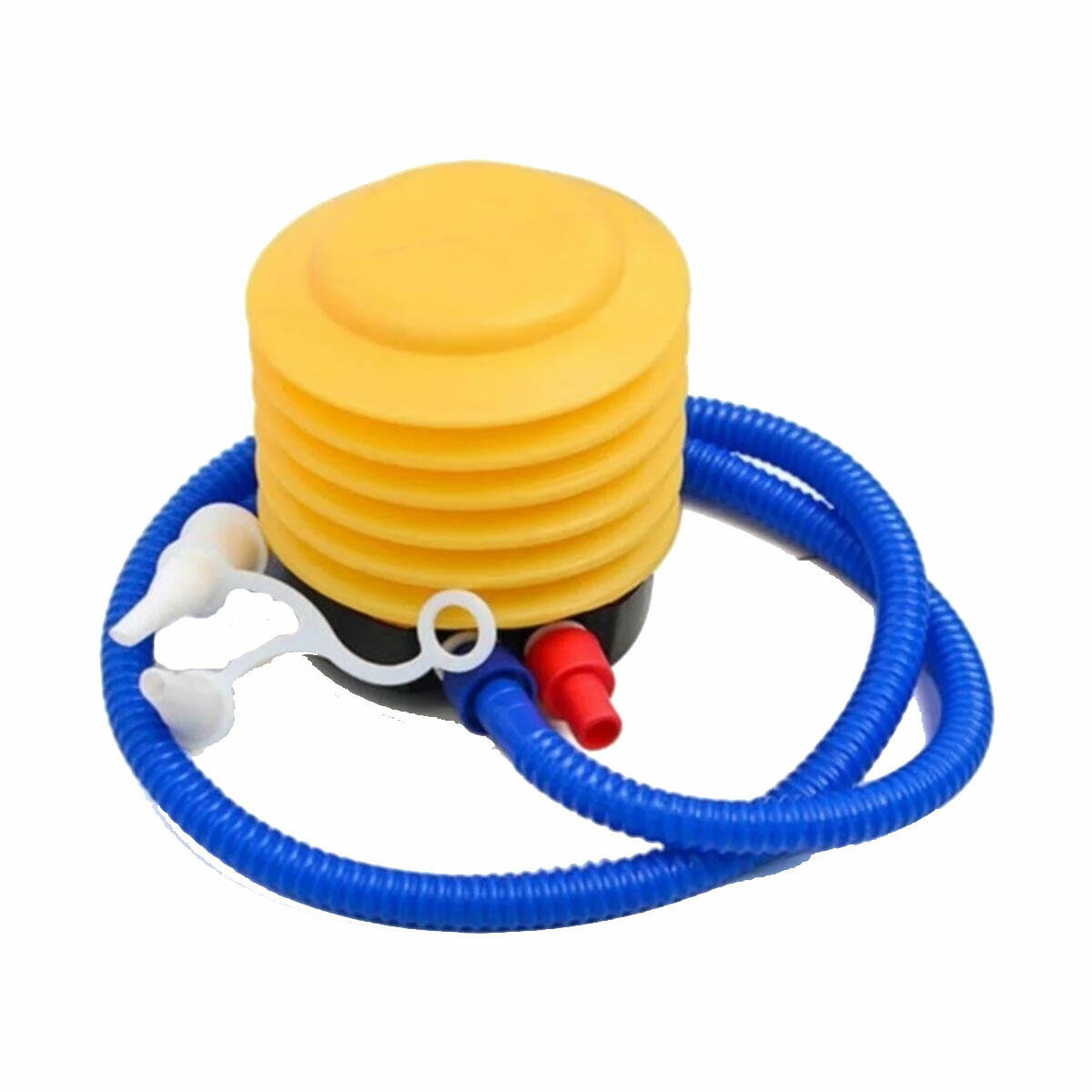 Mini Körüklü El ve Ayak Pompası | Değişebilir Uçlu Şişme Oyuncak Pompası | 11 cm Taşınabilir Havuz ve Deniz Aksesuarı Pompası