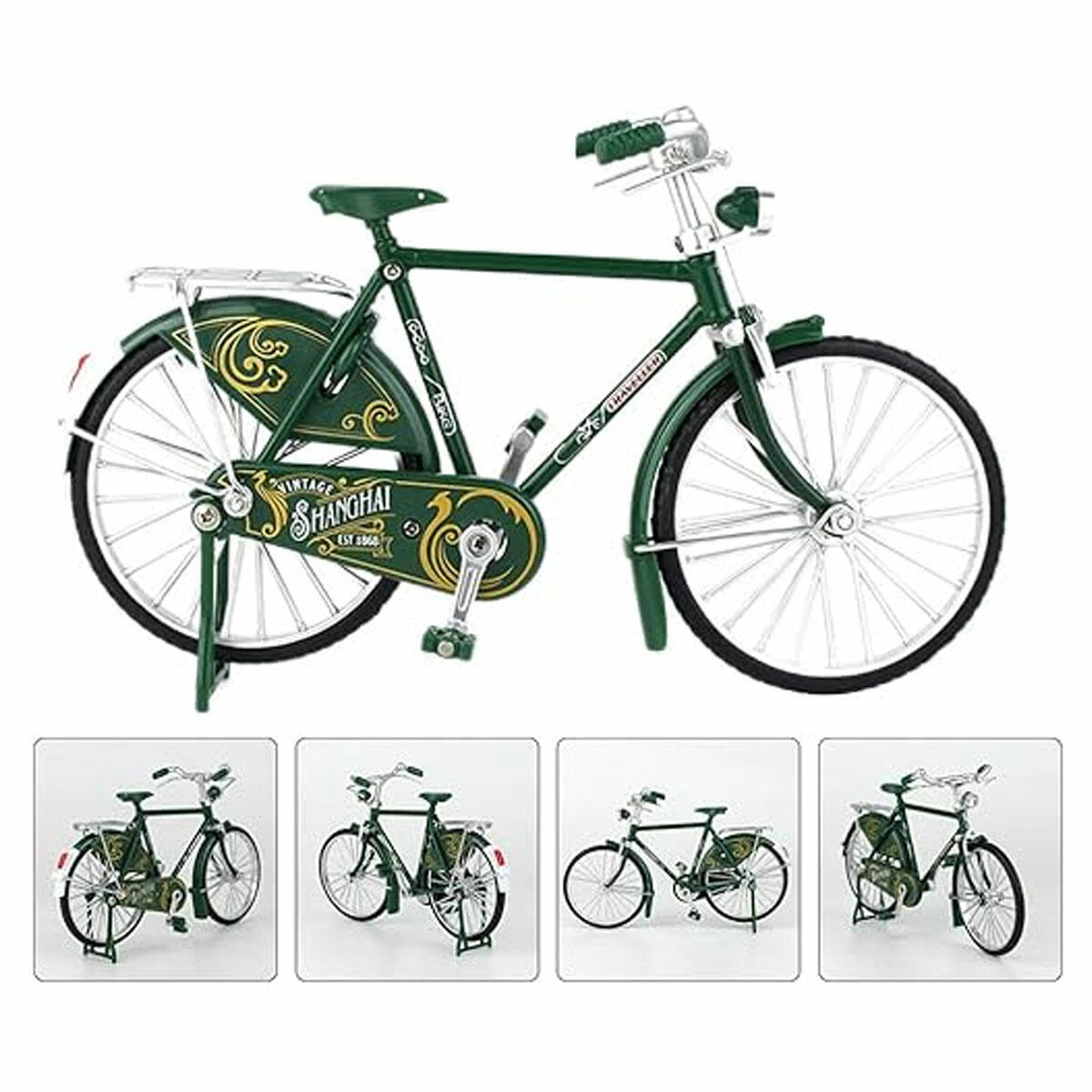 Mini Metal Bisiklet 1:10 Ölçek | Retro Tasarım Model Bisiklet | Nostaljik Metal Koleksiyon Objesi