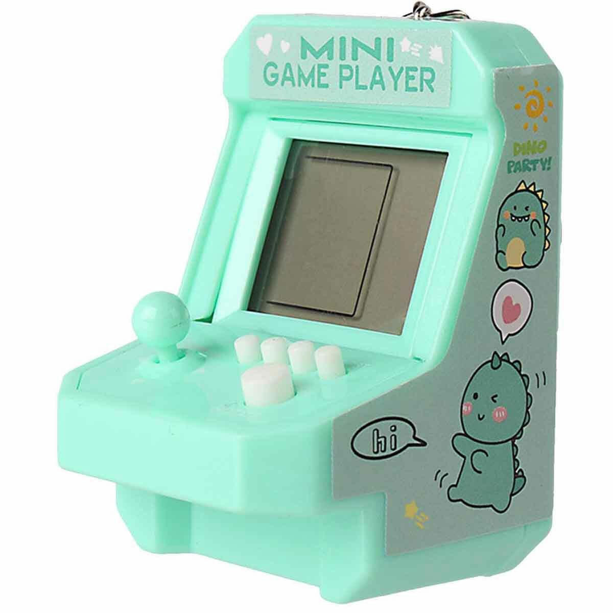 Mini Oyun Konsolu 23 Oyun Modlu Tetris Anahtarlık | Nostaljik El Atarisi | Taşınabilir Mini Atari ve Anahtarlık Aksesuarı