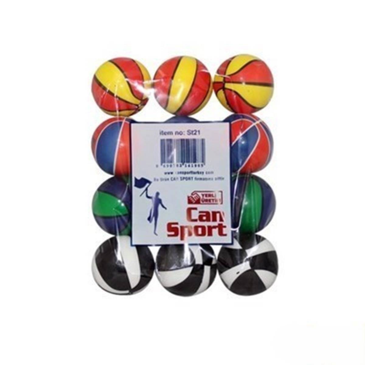 Can Sports Stres Topu Küçük 5.5cm 12'li Set