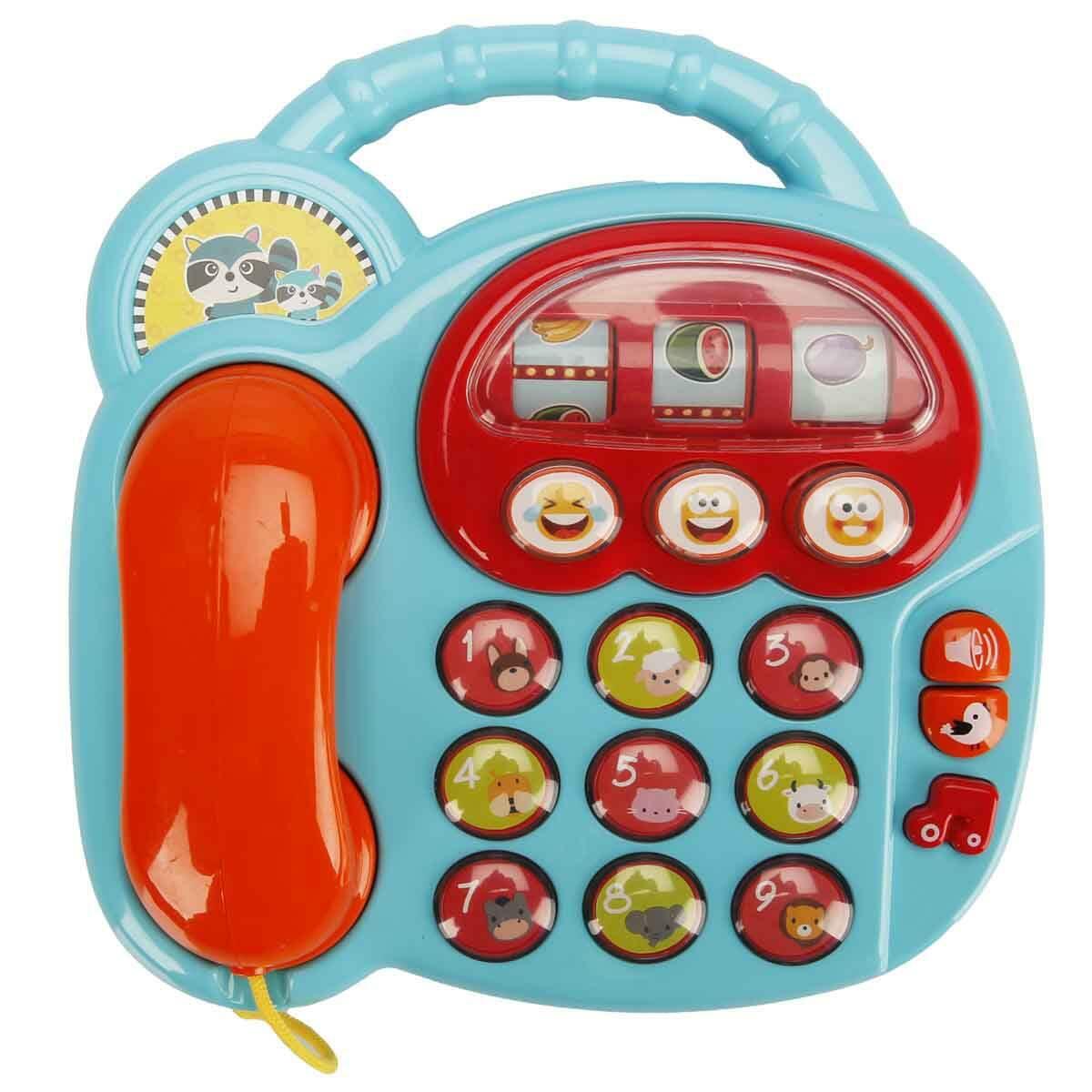 Minibo Sesli Benim İlk Telefonum | Eğitici Hayvan Sesli Bebek Telefonu | Işıklı Ve Müzikli İlk Oyuncağım