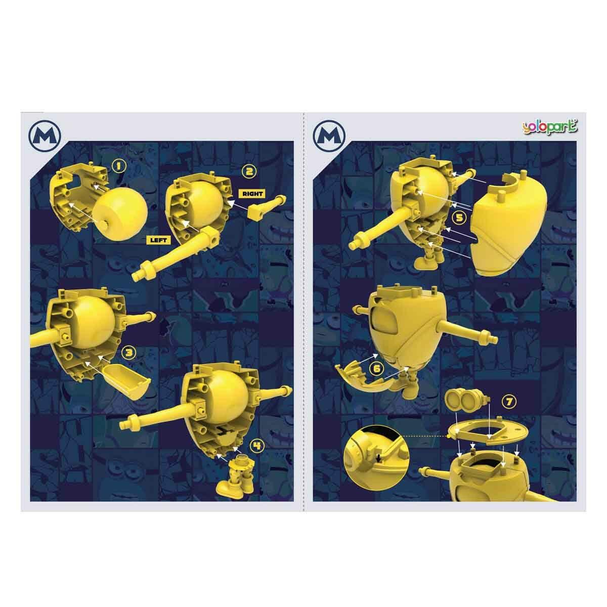 Minions Mega Minion Dave Figürü 12 CM | 6 Farklı İfade Ve Gizli Muz Detayı | Feyza Oyuncak Lisanslı Koleksiyon