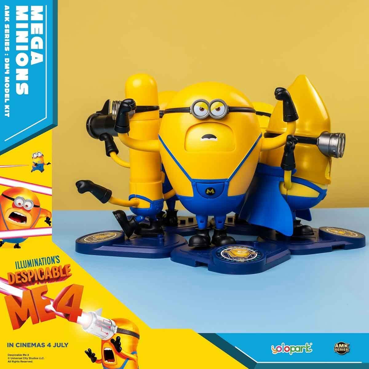 Minions Mega Minion Dave Figürü 12 CM | 6 Farklı İfade Ve Gizli Muz Detayı | Feyza Oyuncak Lisanslı Koleksiyon