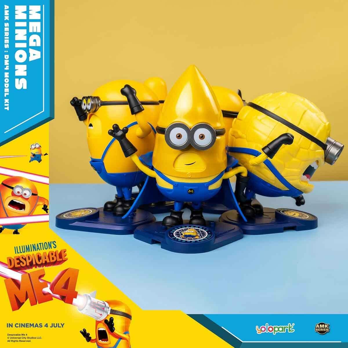 Minions Mega Minion Gus Figürü 13 CM | Mavi Pelerinli Ve Hareketli Figür | Feyza Oyuncak Lisanslı Koleksiyon