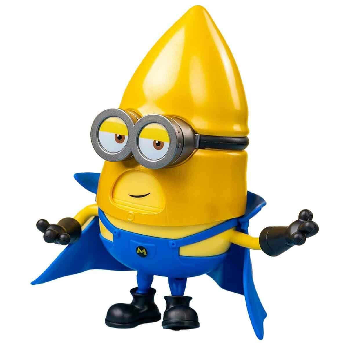 Minions Mega Minion Gus Figürü 13 CM | Mavi Pelerinli Ve Hareketli Figür | Feyza Oyuncak Lisanslı Koleksiyon