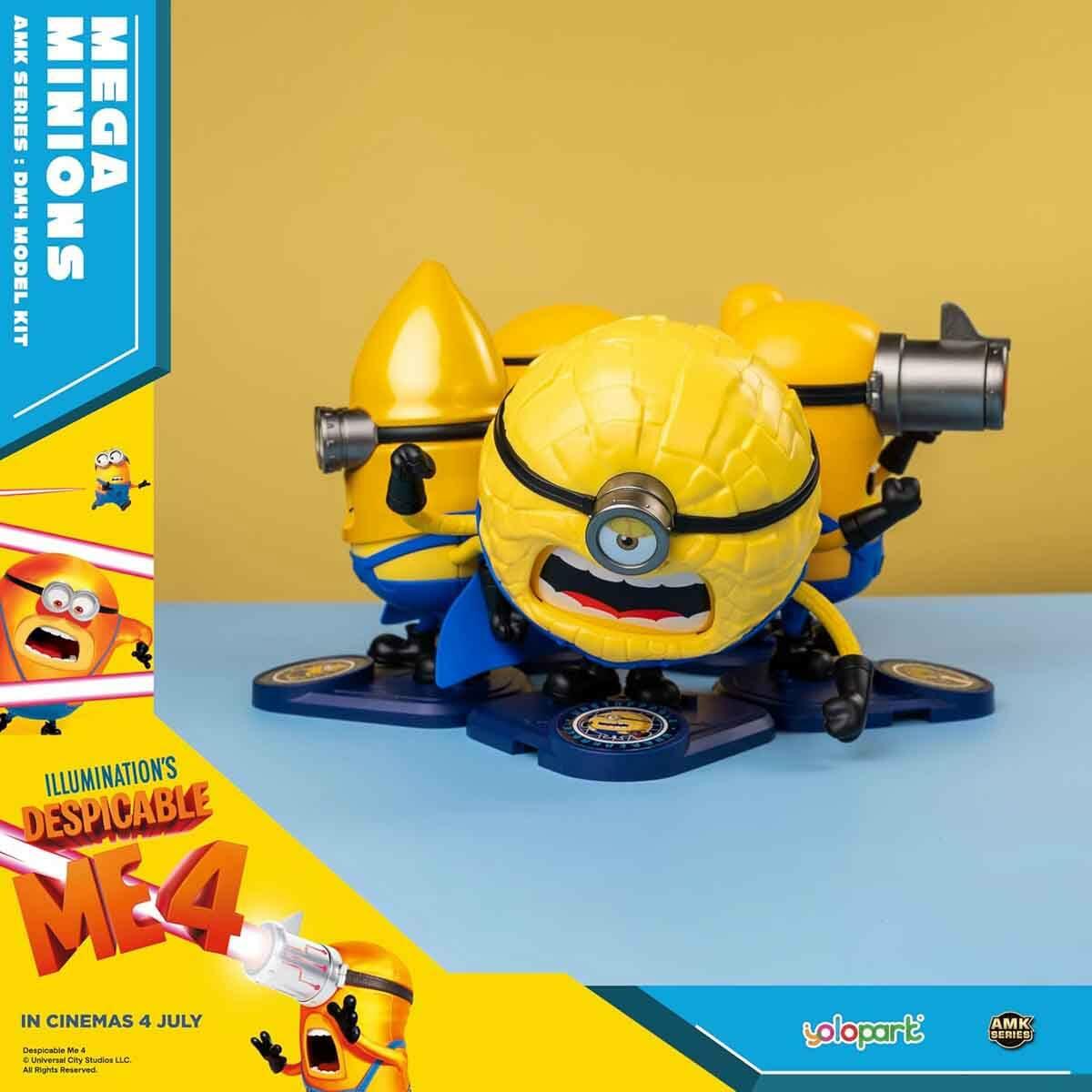 Minions Mega Minion Jerry Figürü 12 CM | Değiştirilebilir İfadeli İnteraktif Figür | Feyza Oyuncak Lisanslı Koleksiyon