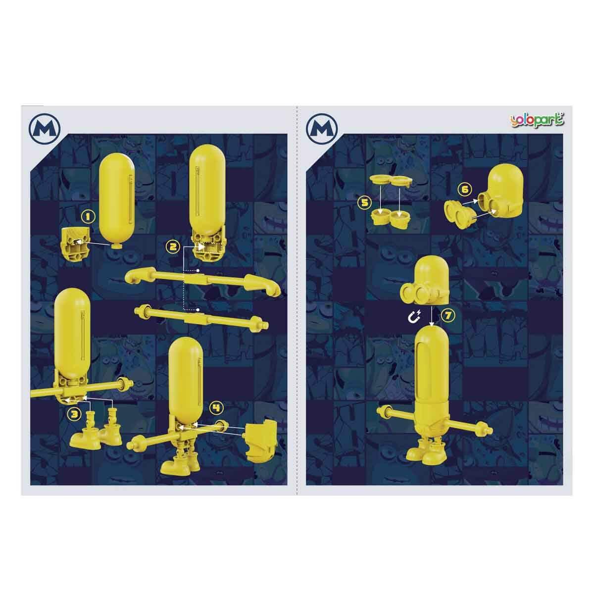 Minions Mega Minion Tim Figürü 13 CM | Mıknatıslı Ve Hareketli Figür | Feyza Oyuncak Lisanslı Koleksiyon