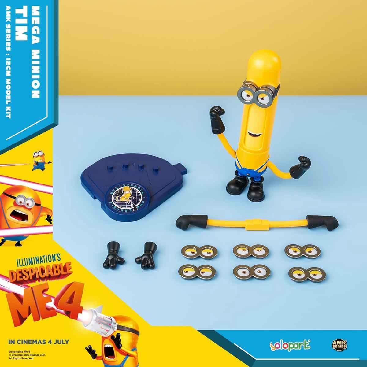 Minions Mega Minion Tim Figürü 13 CM | Mıknatıslı Ve Hareketli Figür | Feyza Oyuncak Lisanslı Koleksiyon