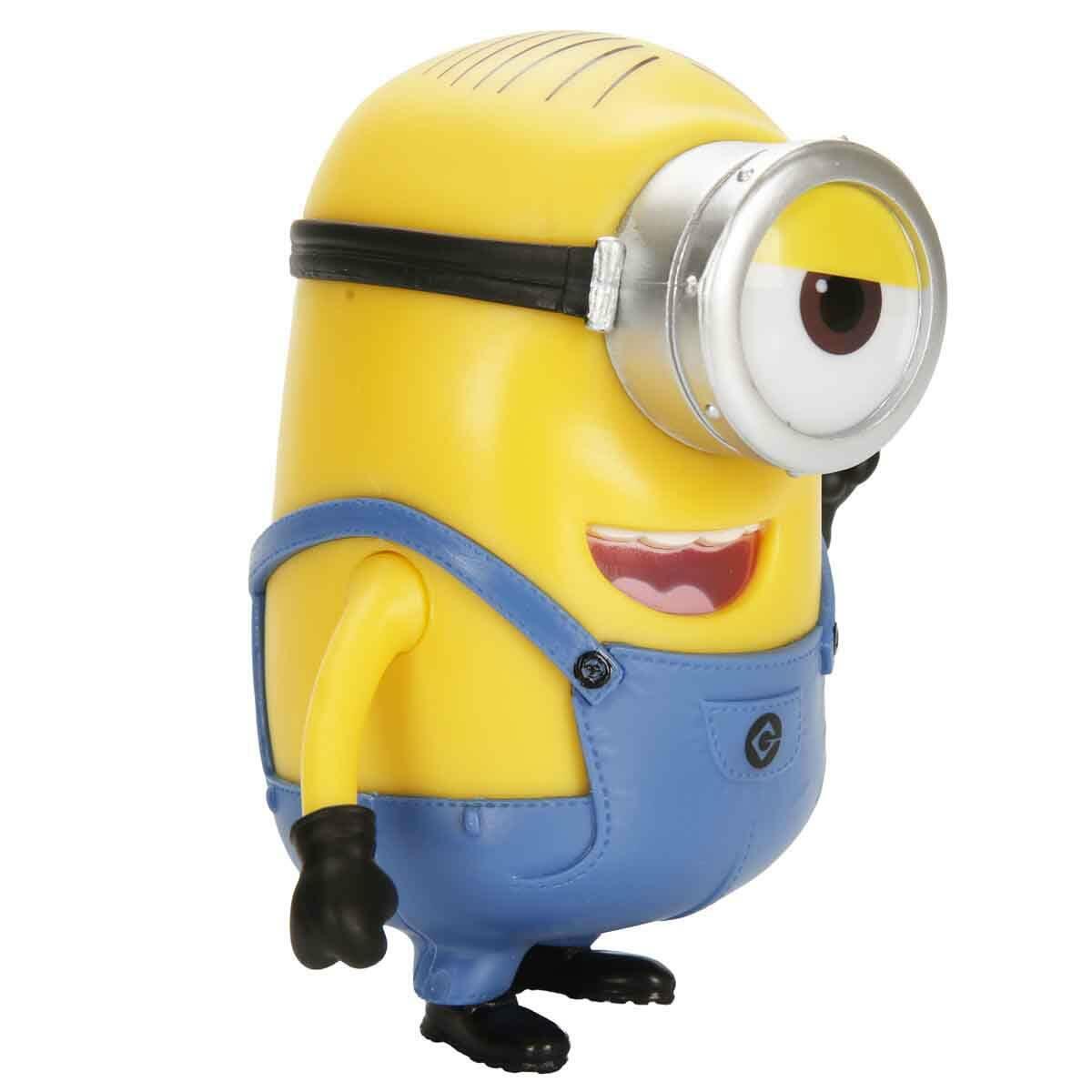 Minions Stuart Figürü 11 CM | Tek Gözlü Asi Üye | Feyza Oyuncak Lisanslı Koleksiyon Serisi