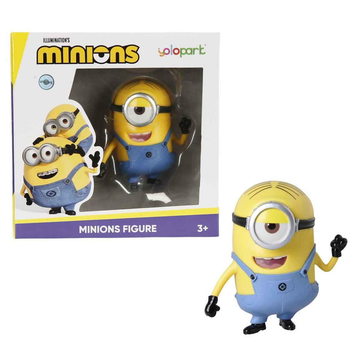 Minions Stuart Figürü 11 CM | Tek Gözlü Asi Üye | Feyza Oyuncak Lisanslı Koleksiyon Serisi