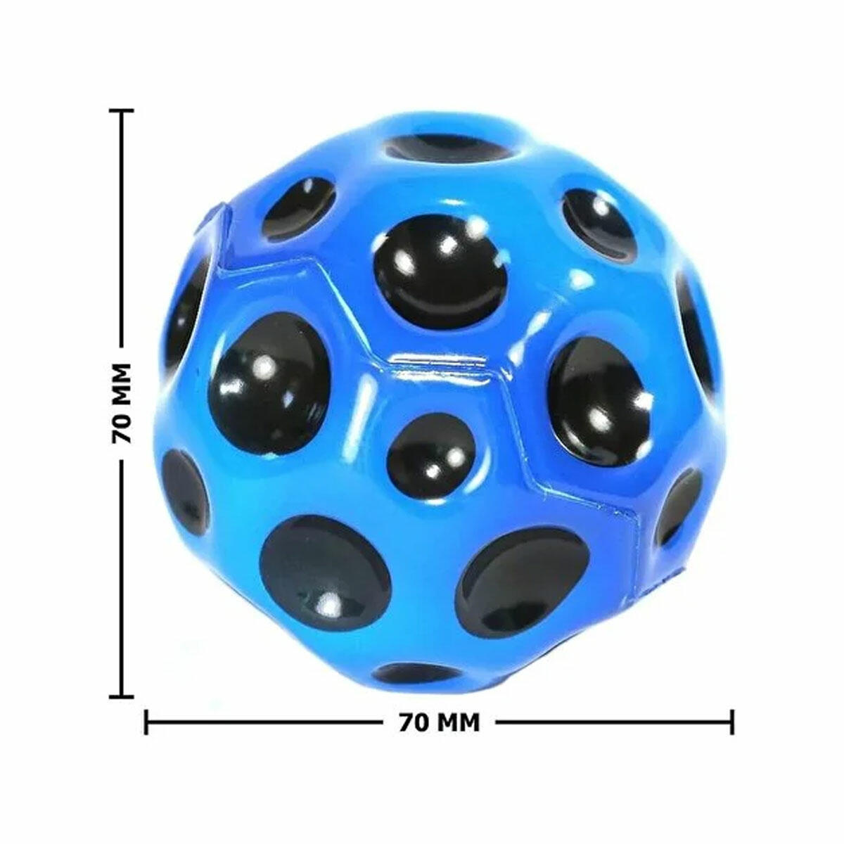 Moon Ball Işıklı Zıplayan Top | Yüksek Zıplama Kapasiteli Sesli ve Işıklı Top | 6 Farklı Renk Seçeneği ile İnteraktif Duyusal Oyuncak