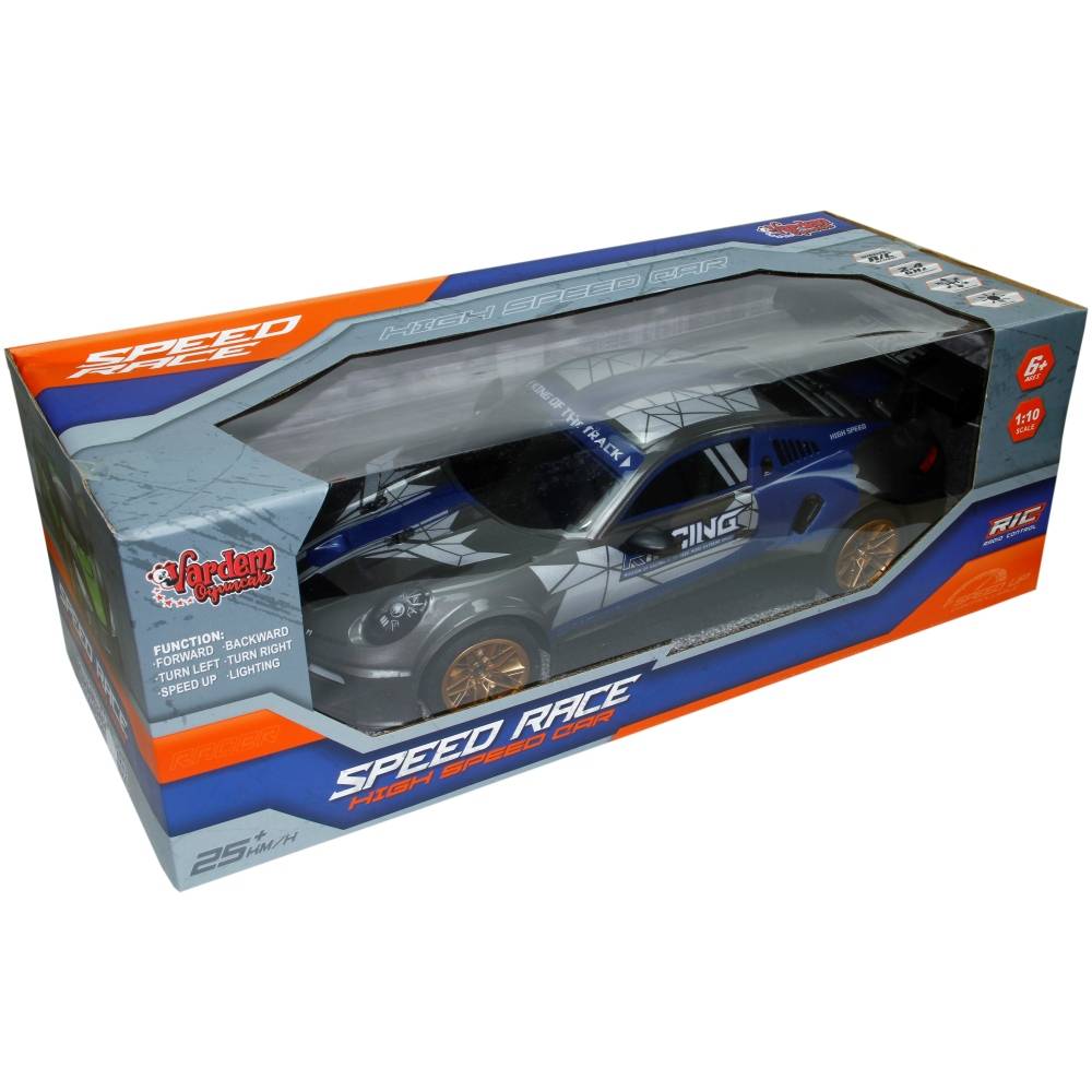 Uzaktan Kumandalı Full Fonksiyon Şarjlı Işıklı 2.4G 1:10Pvc Hızlı Araba