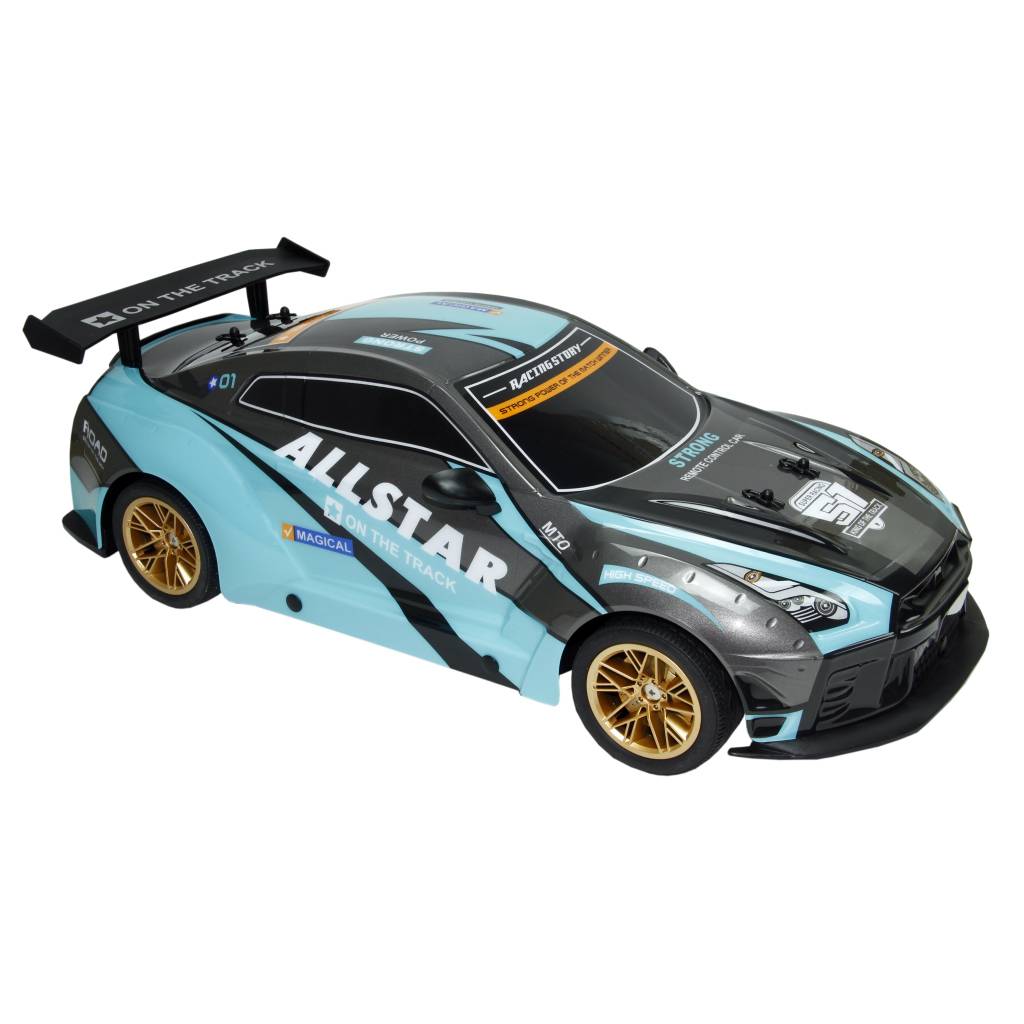 Uzaktan Kumandalı Full Fonksiyon Şarjlı Işıklı 2.4G 1:10Pvc Hızlı Araba