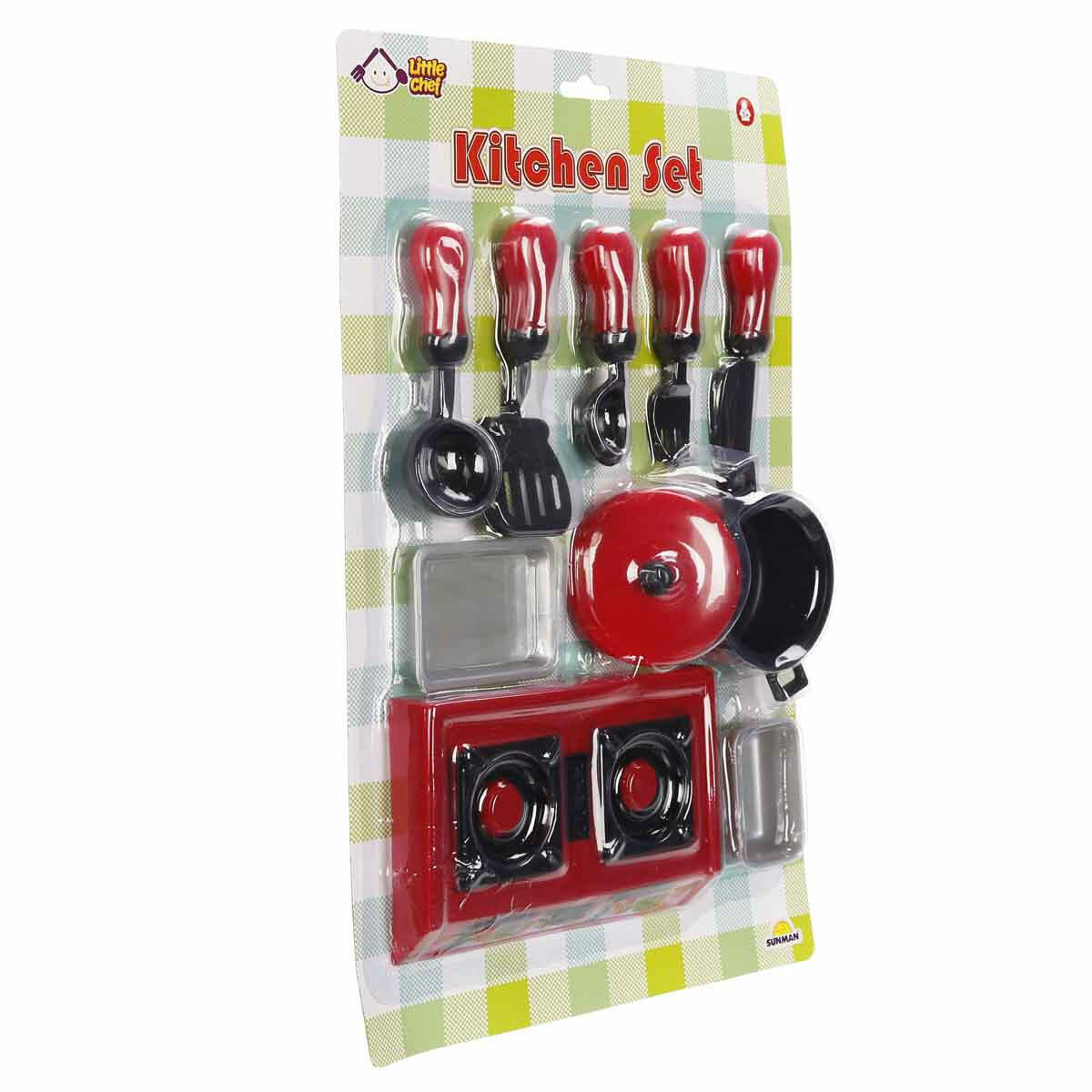 Mutfak Aletleri 10 Parça | Eğitici Evcilik Ve Mutfak Seti | Çocuklar İçin Oyuncak Mutfak Gereçleri