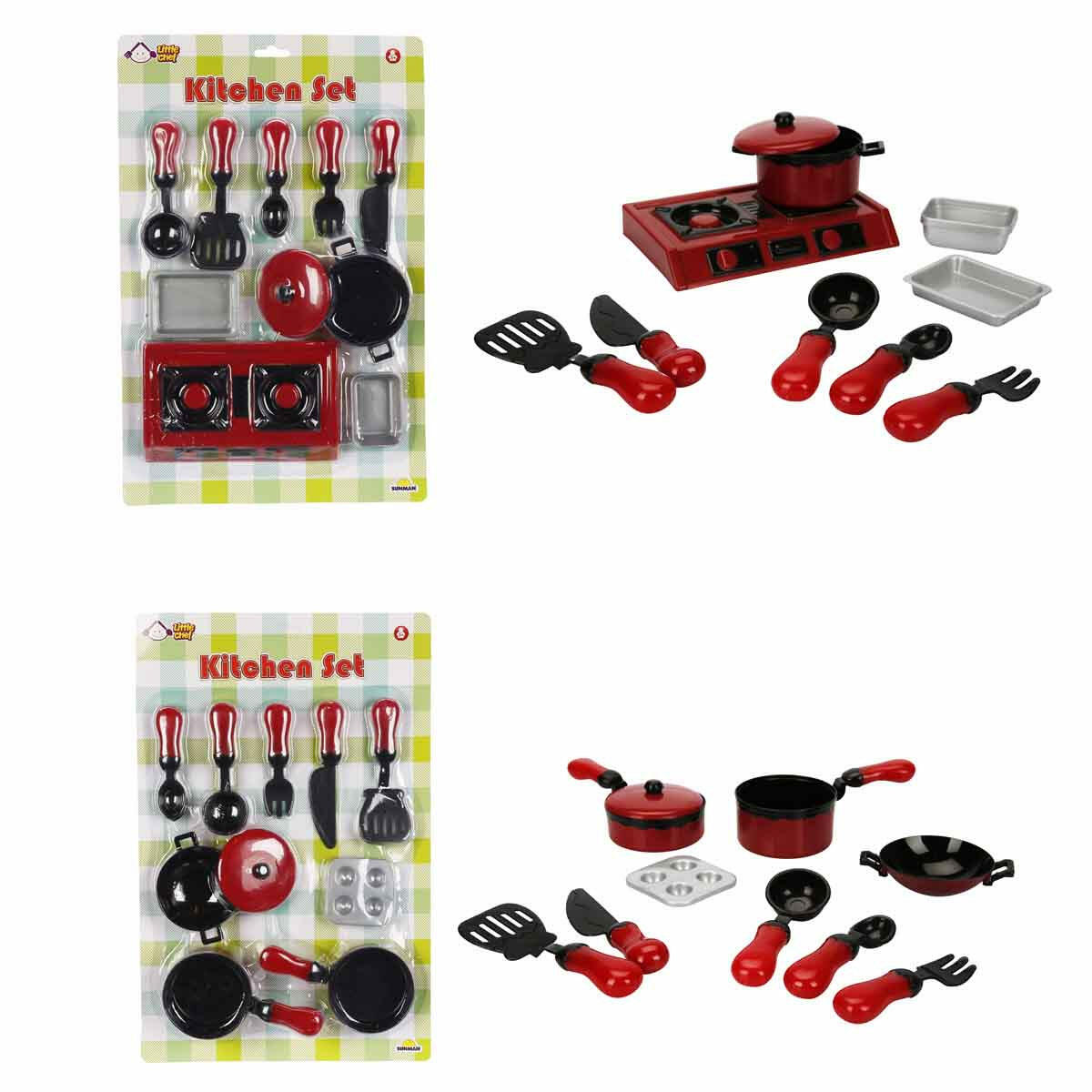 Mutfak Aletleri 10 Parça | Eğitici Evcilik Ve Mutfak Seti | Çocuklar İçin Oyuncak Mutfak Gereçleri