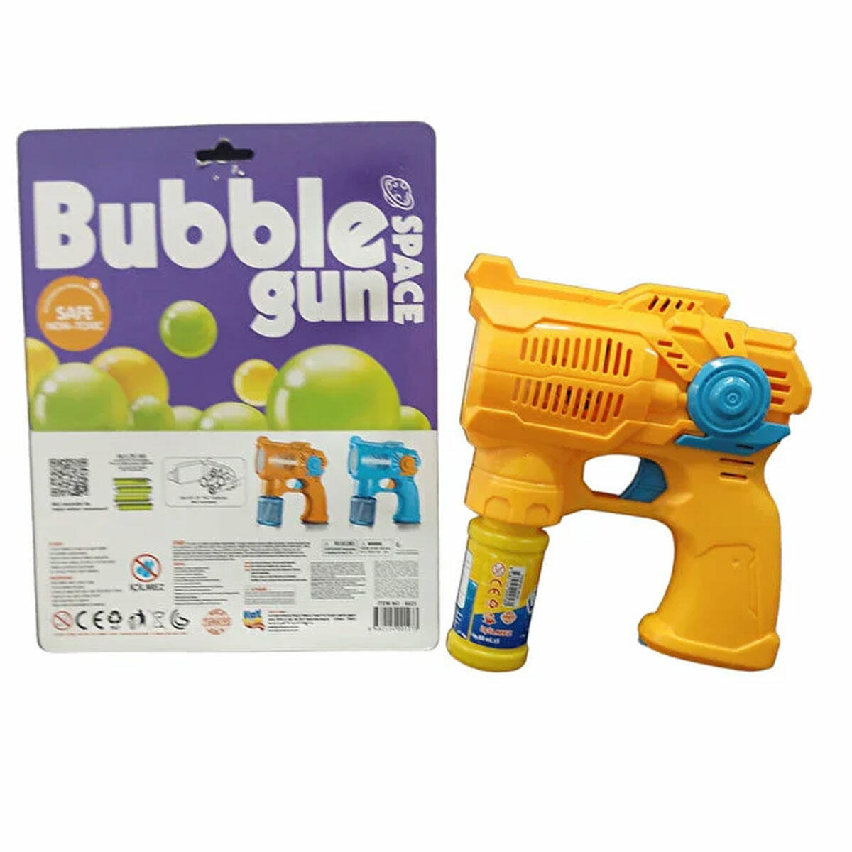 Müzikli ve Işıklı Köpük Atan Tabanca | Baloncuk Tabancası Seti | Köpük Sıvısı Dahil Sesli ve Işıklı Çocuk Oyuncağı