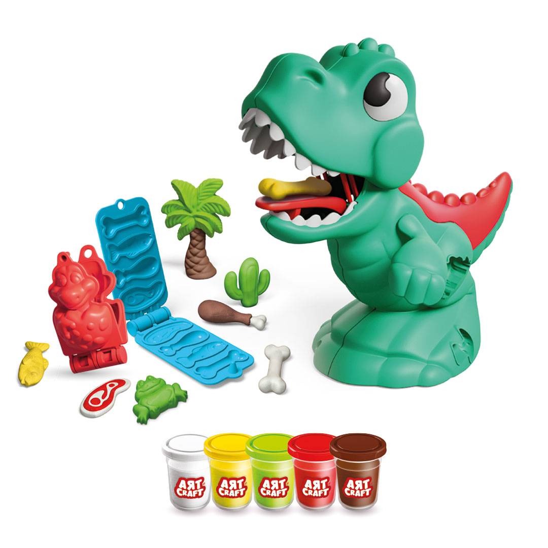 Dinozoru Besle Oyun Hamur Set 280 gr