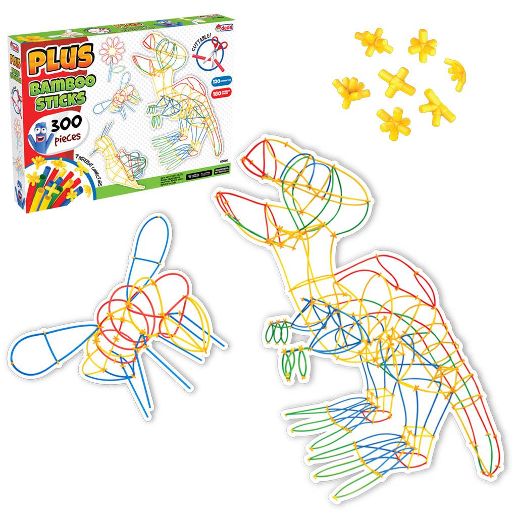 Plus Bambu Çubuklar (300 Parça)