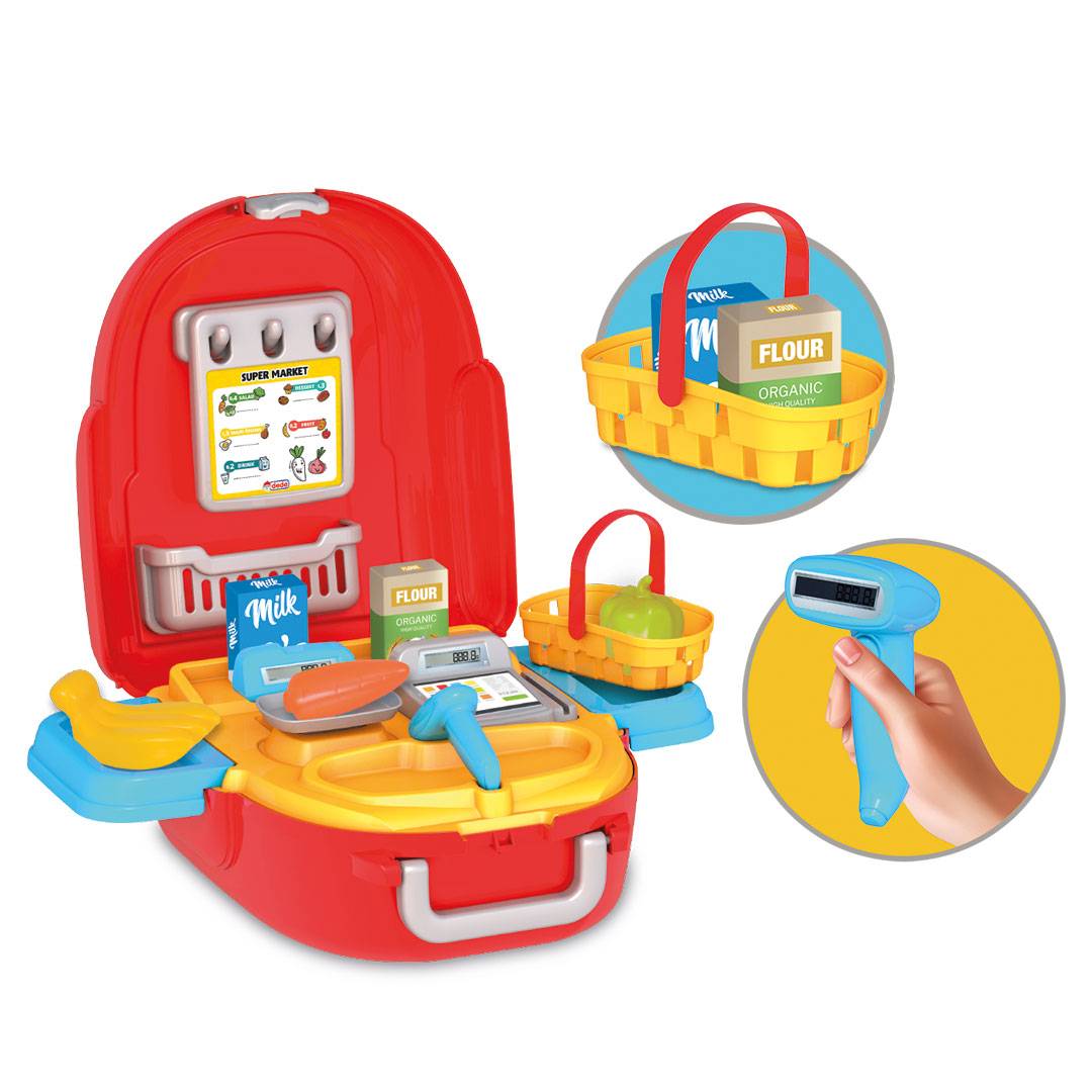 Candy ve Ken Market Set Sırt Çantası