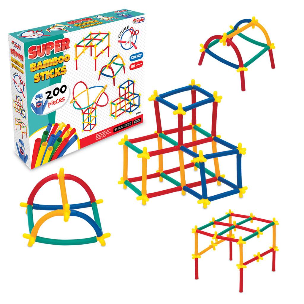 Süper Bambu Çubuklar (200 Parça)