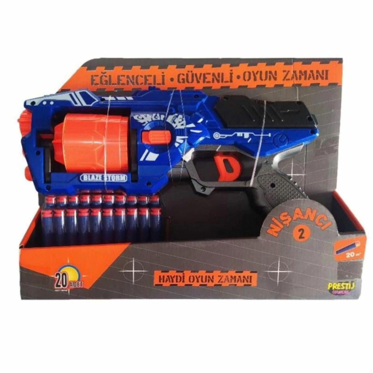 Prestij Oyuncak Nerf Yumuşak Mermi Atan Tüfek Nişancı 2 | 20 Soft Mermili Sniper Seti | Güvenli ve Ergonomik Nişancı Tüfeği