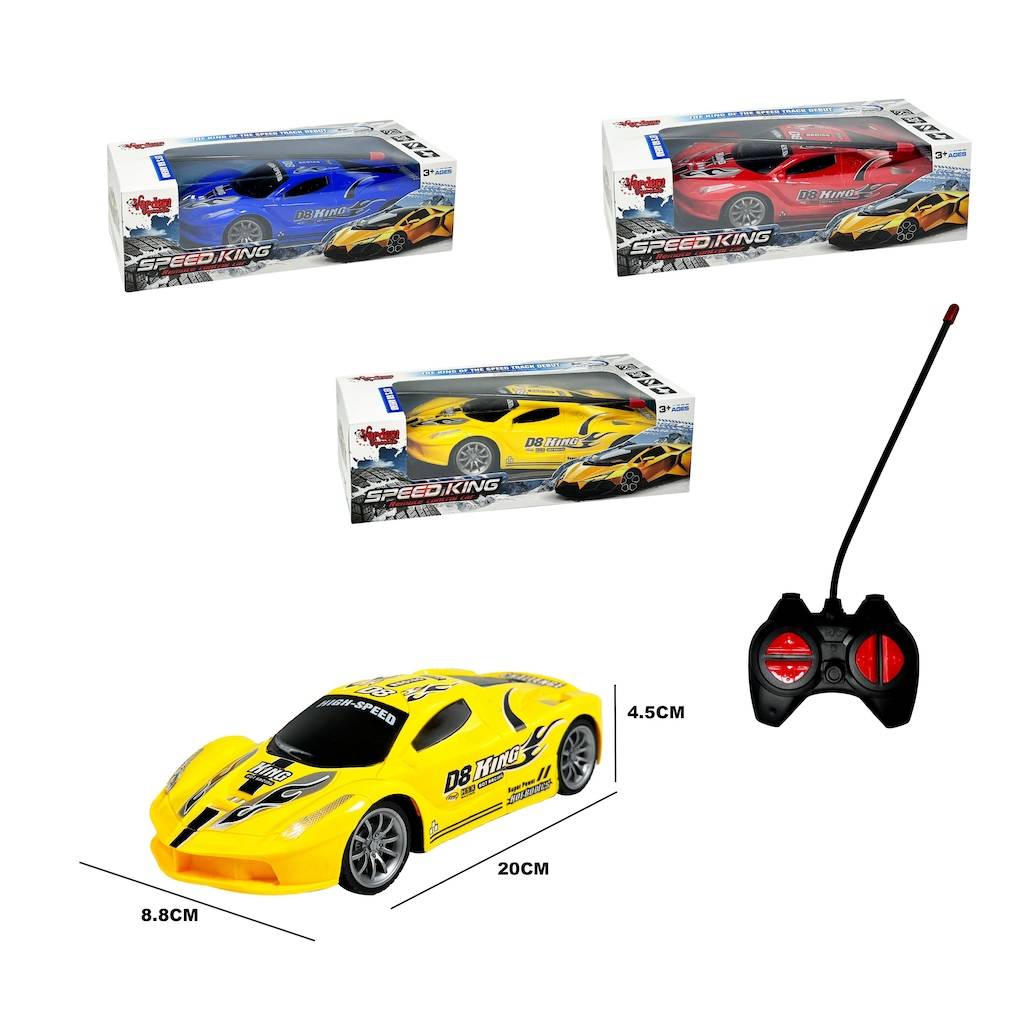 Uzaktan Kumandalı 1/22 Pilli Speed King Araba