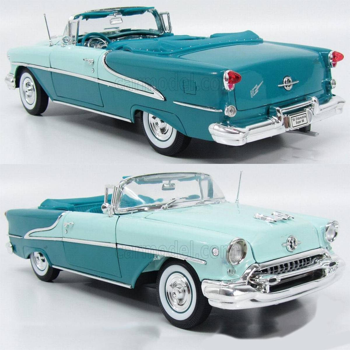 Welly 1:18 Oldsmobile Super 88 Cabriolet 1955 Model Araba