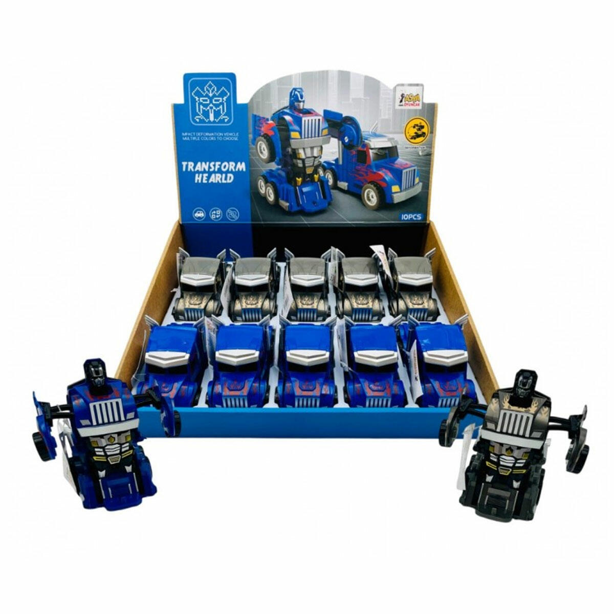 Optimus Dönüşen Transformers Robot Tır – Çek Bırak Mekanizmalı Otomatik Dönüşen Oyuncak